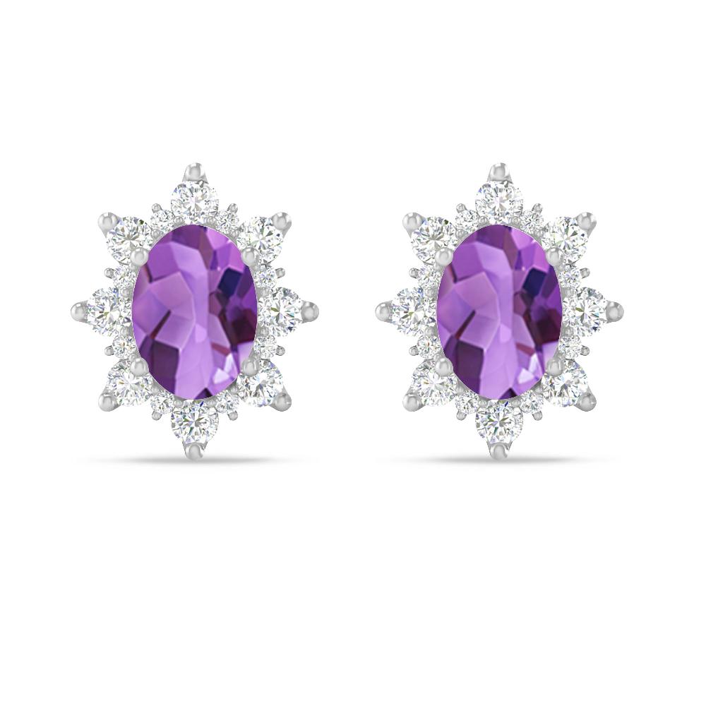 White Gold - Amethyst