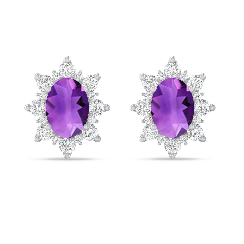 White Gold - Amethyst