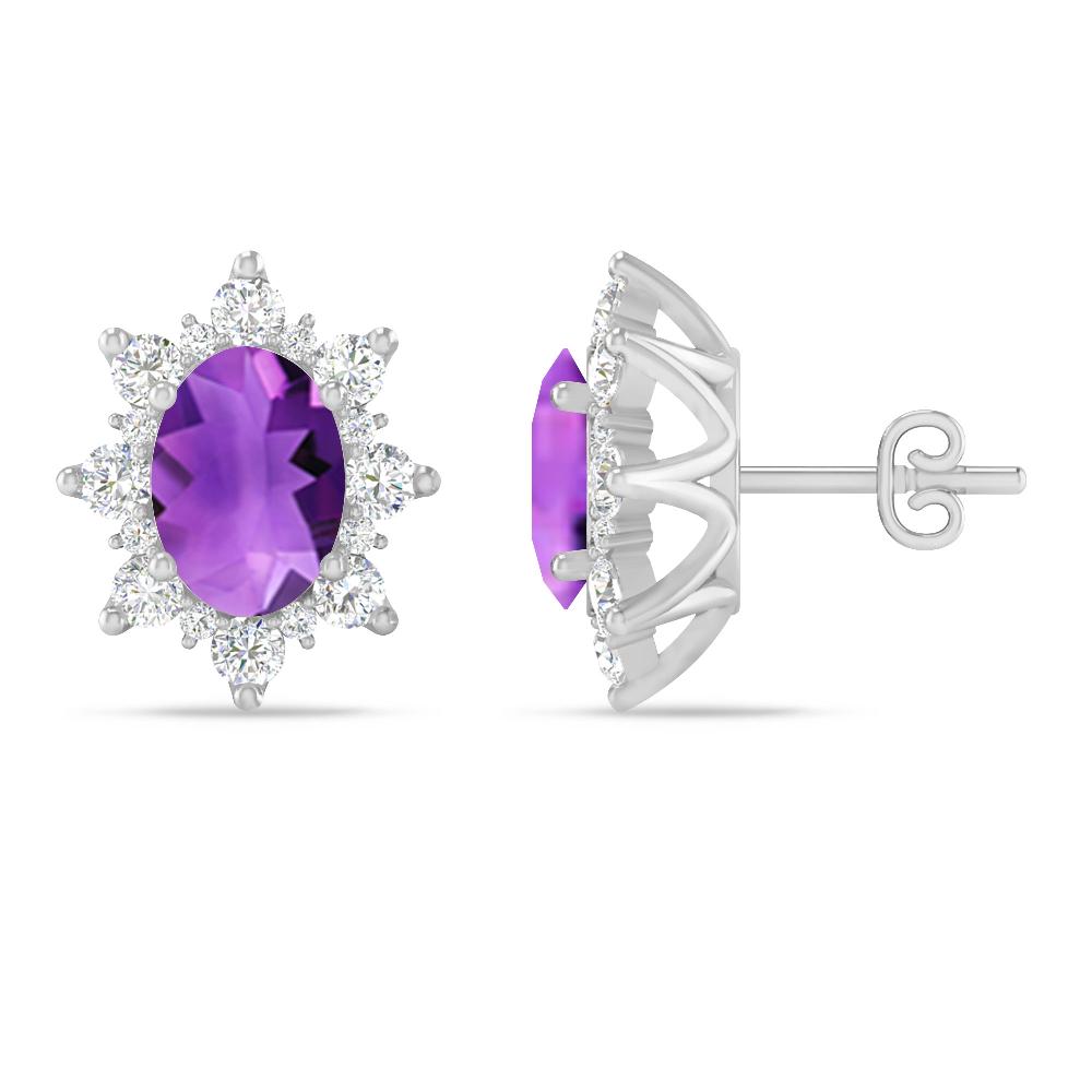 White Gold - Amethyst