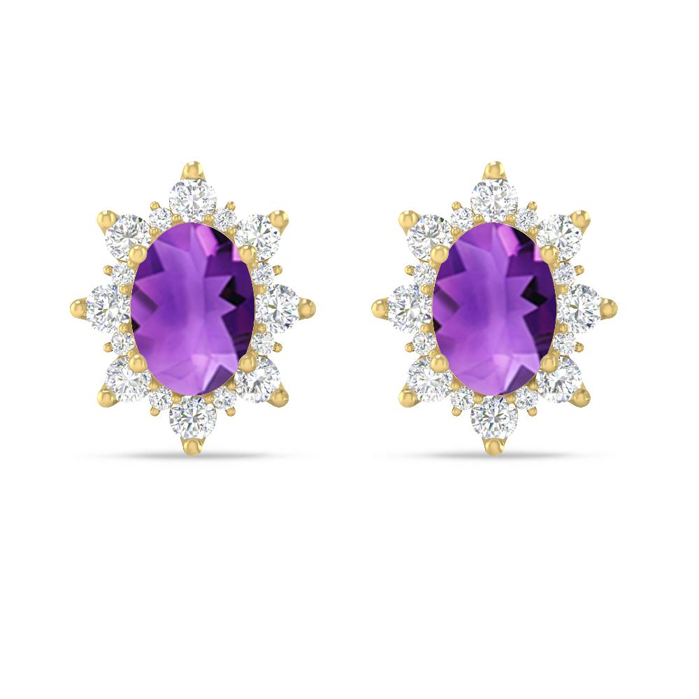 Yellow Gold - Amethyst