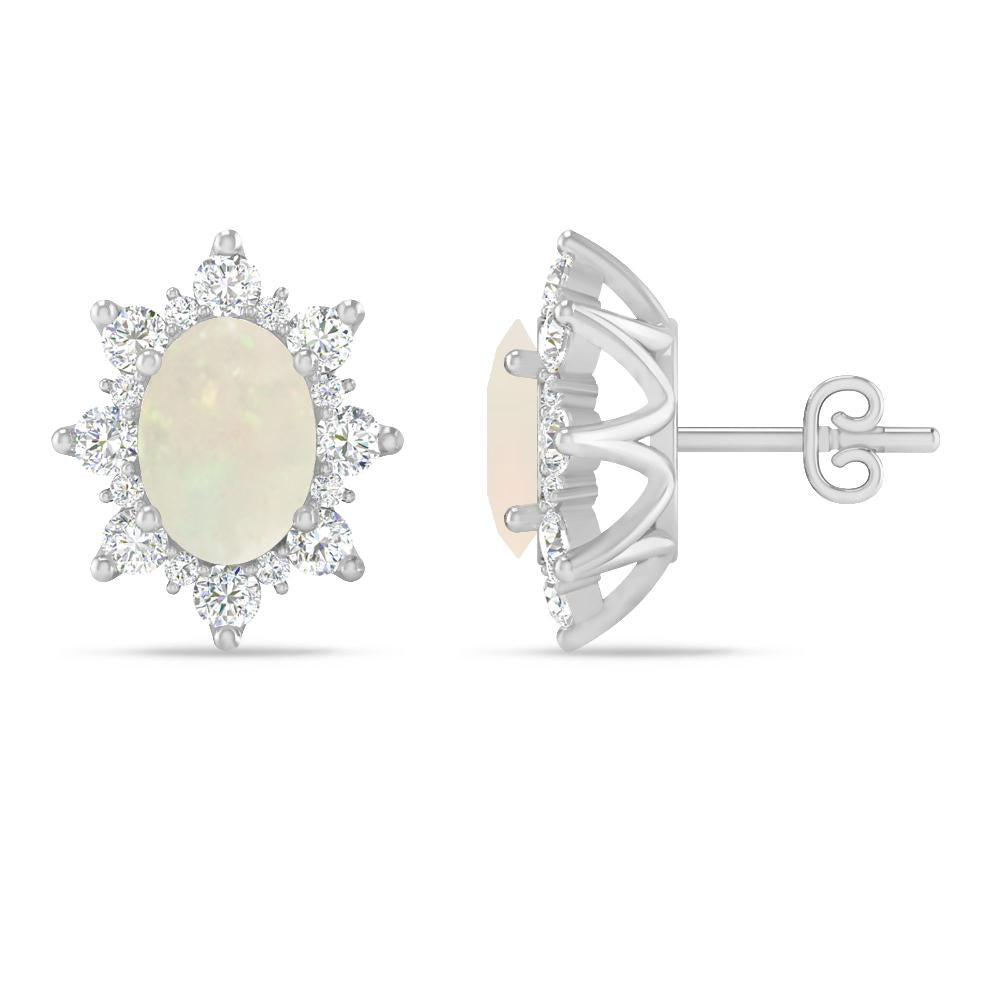 White Gold - Opal