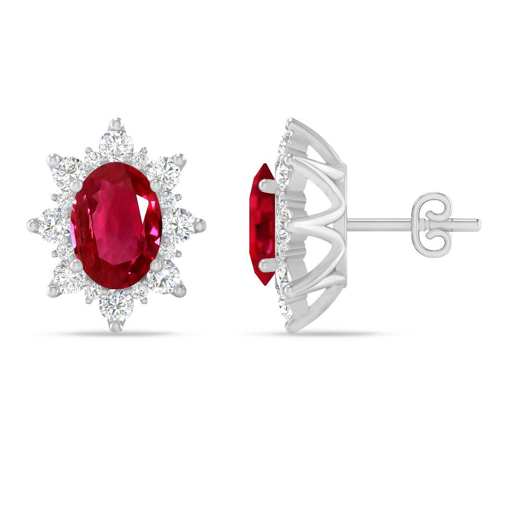 White Gold - Ruby