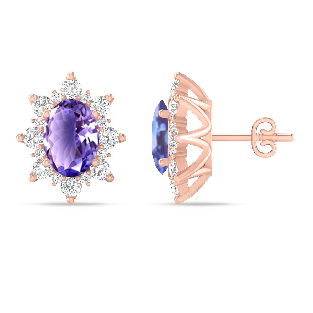 Rose Gold - Tanzanite