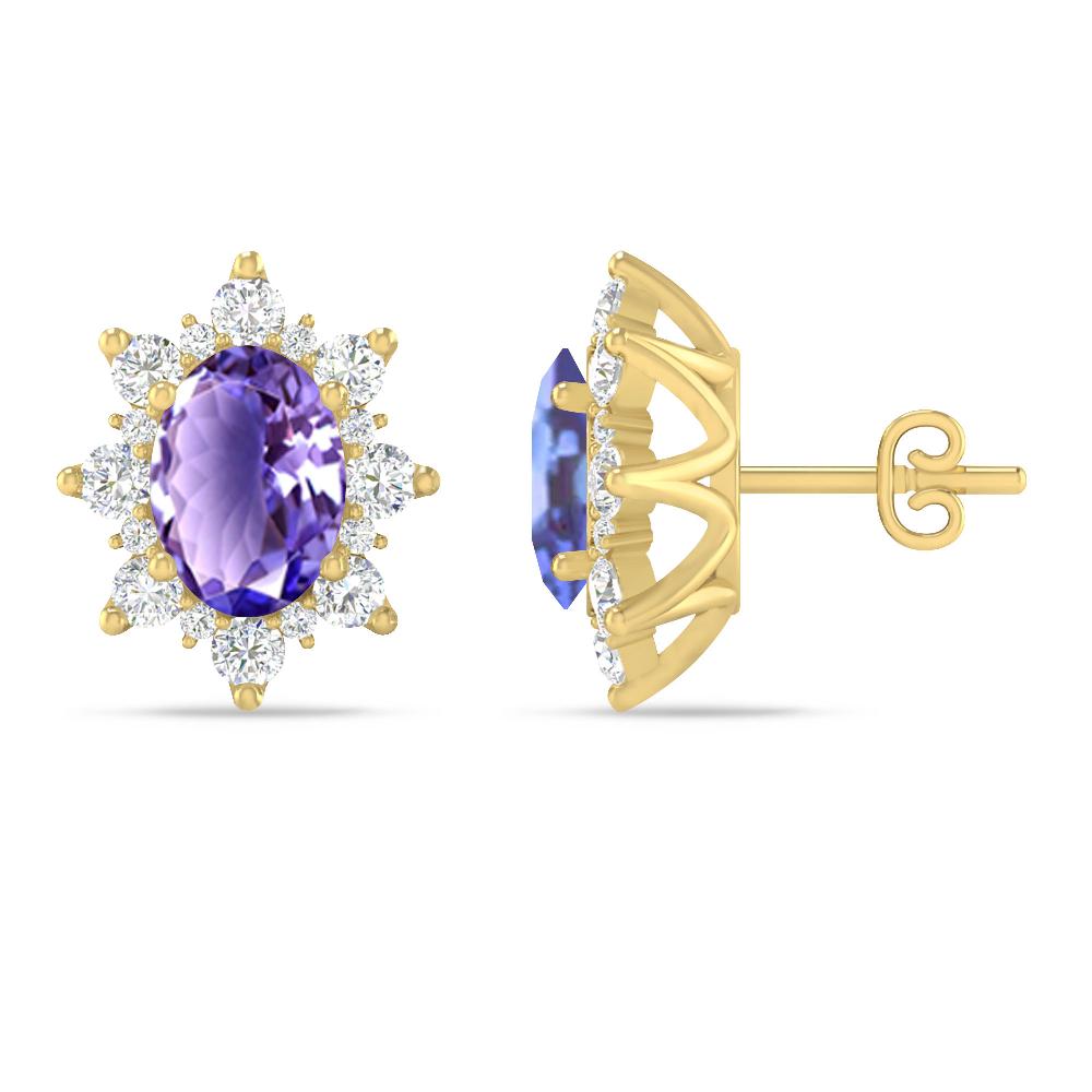 Yellow Gold - Tanzanite