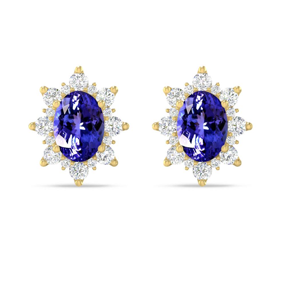 Yellow Gold - Tanzanite