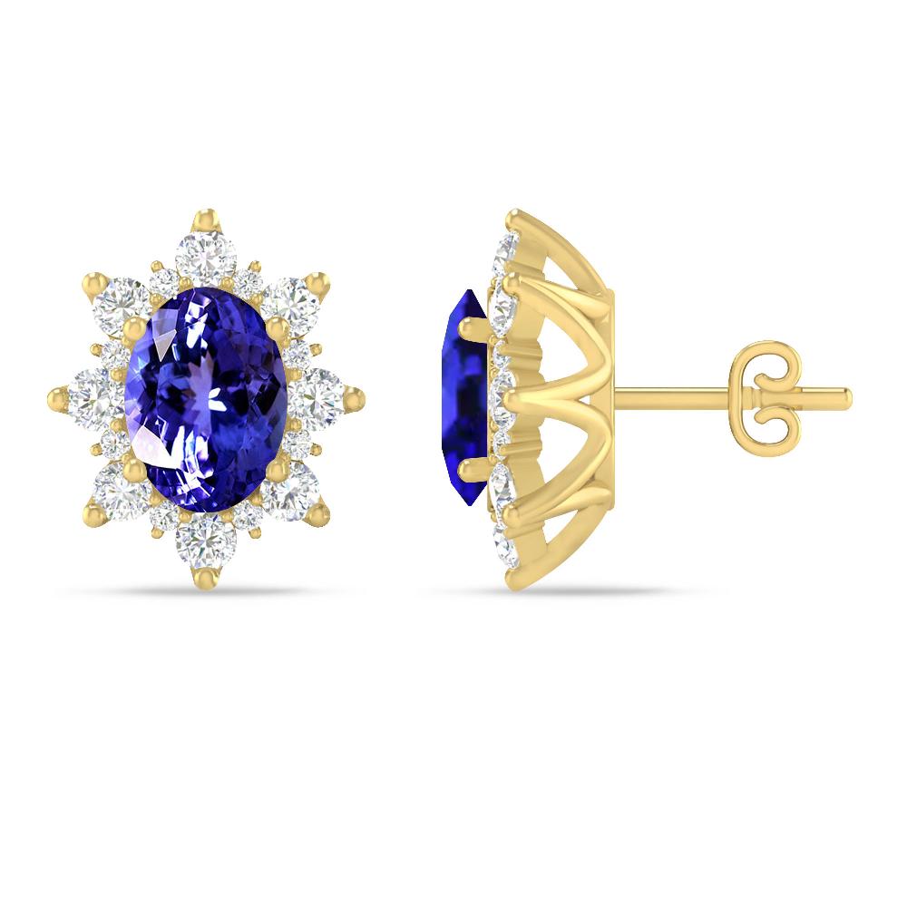 Yellow Gold - Tanzanite