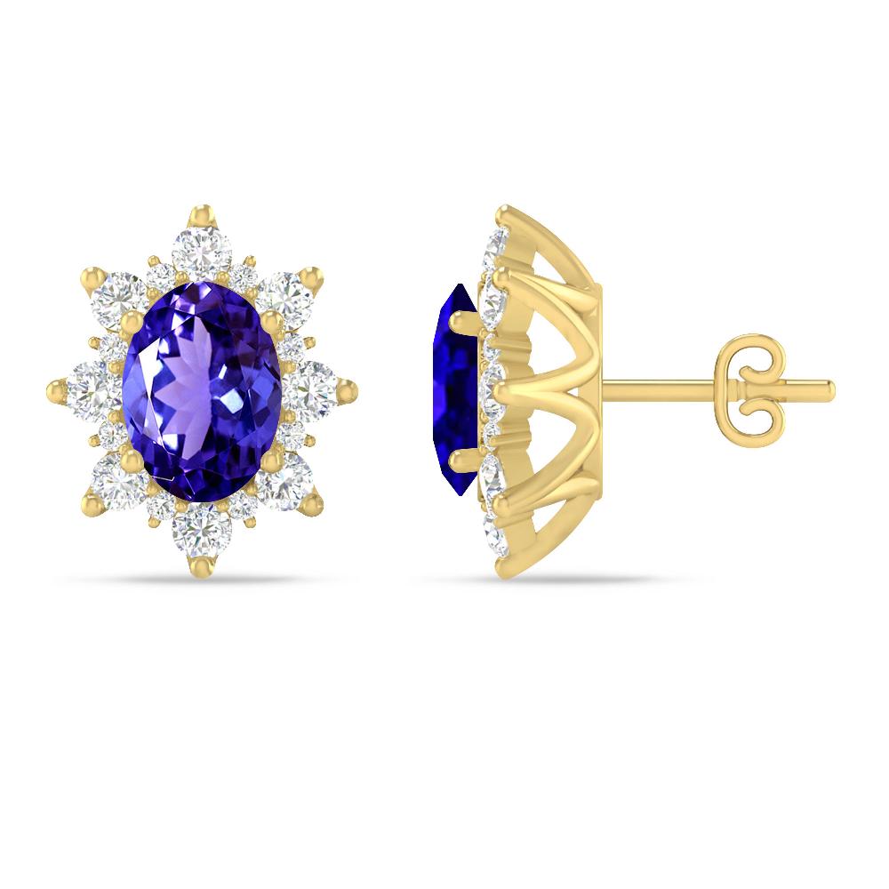 Yellow Gold - Tanzanite