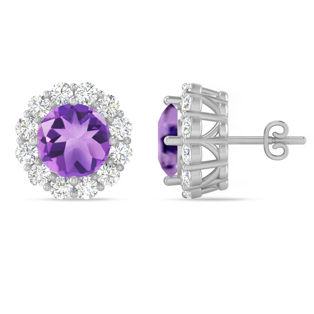 White Gold - Amethyst