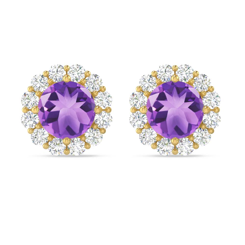 Yellow Gold - Amethyst