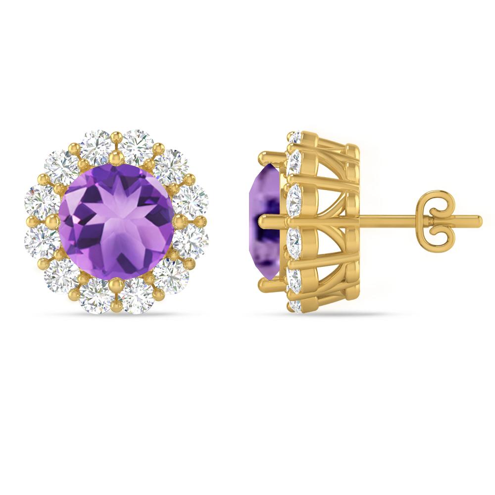 Yellow Gold - Amethyst