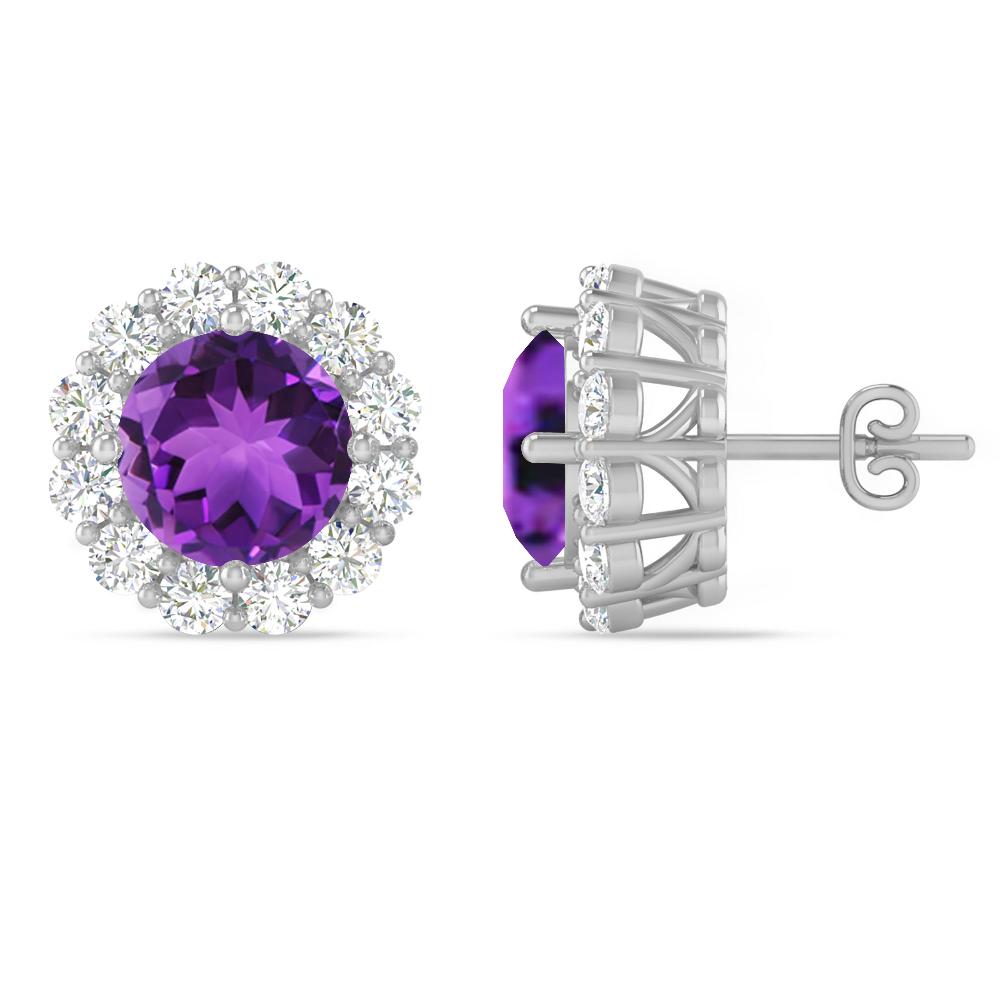 White Gold - Amethyst