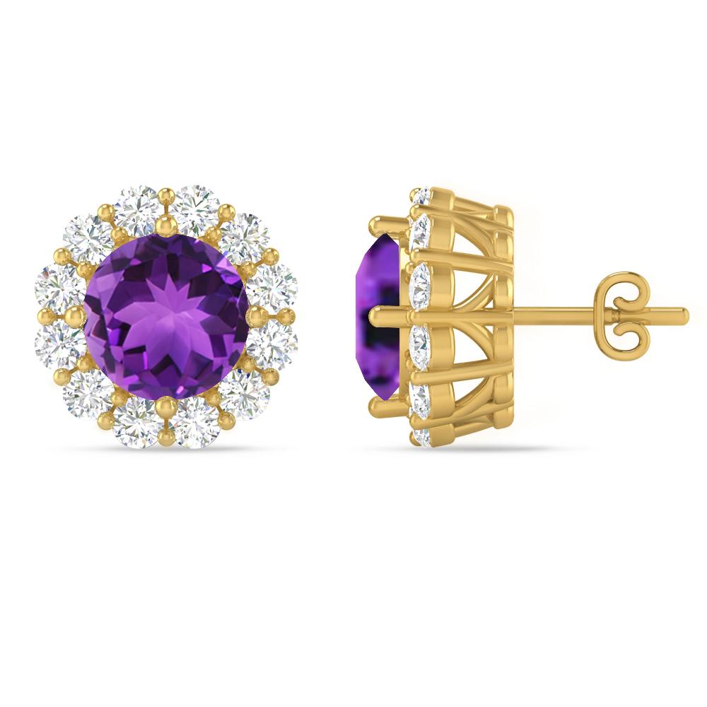 Yellow Gold - Amethyst