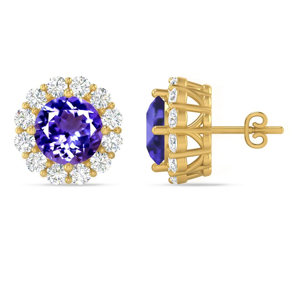 Yellow Gold - Tanzanite