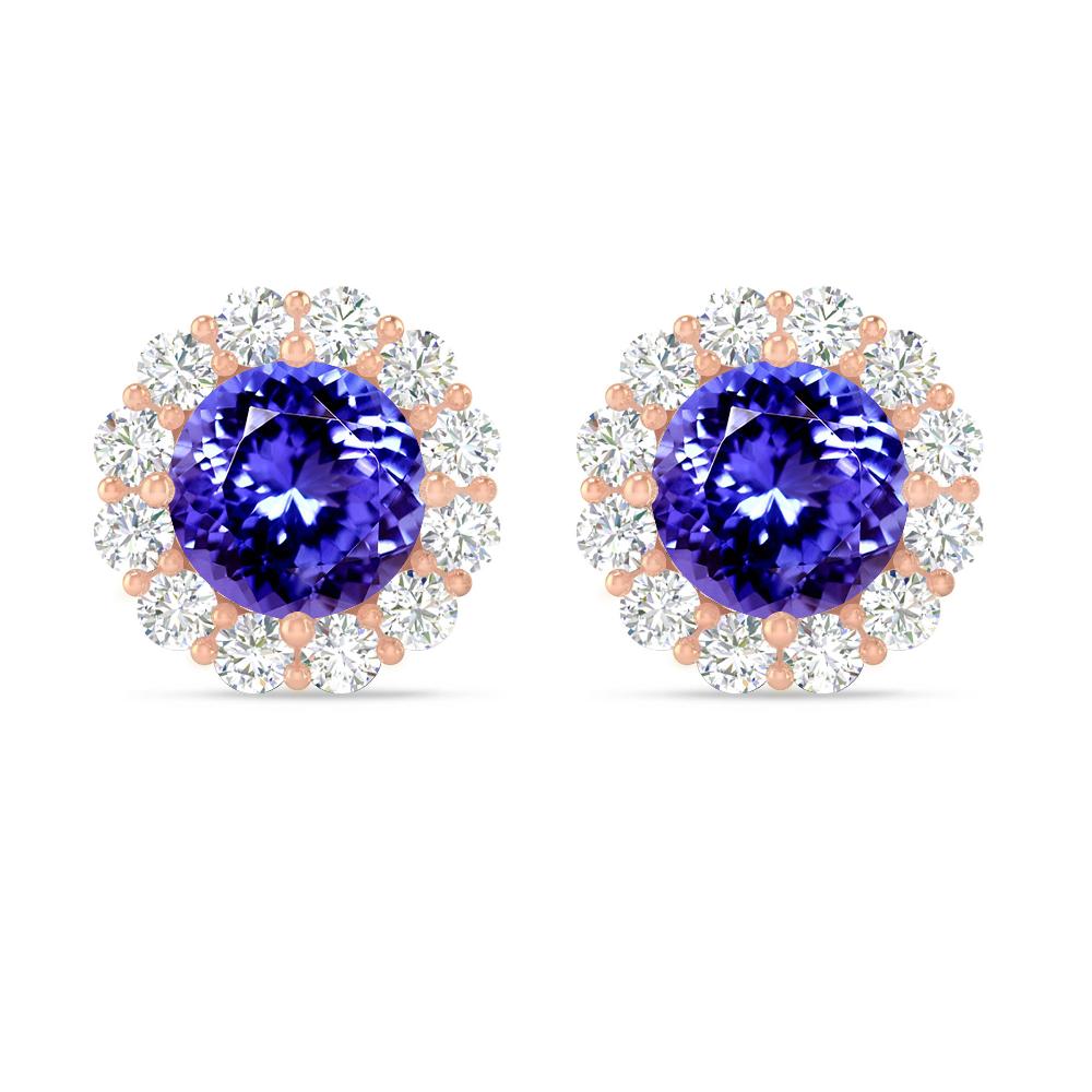 Rose Gold - Tanzanite
