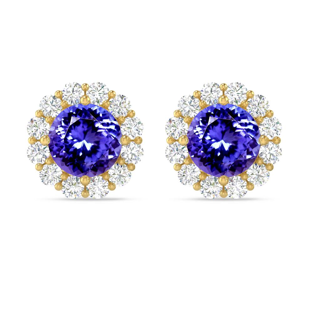 Yellow Gold - Tanzanite