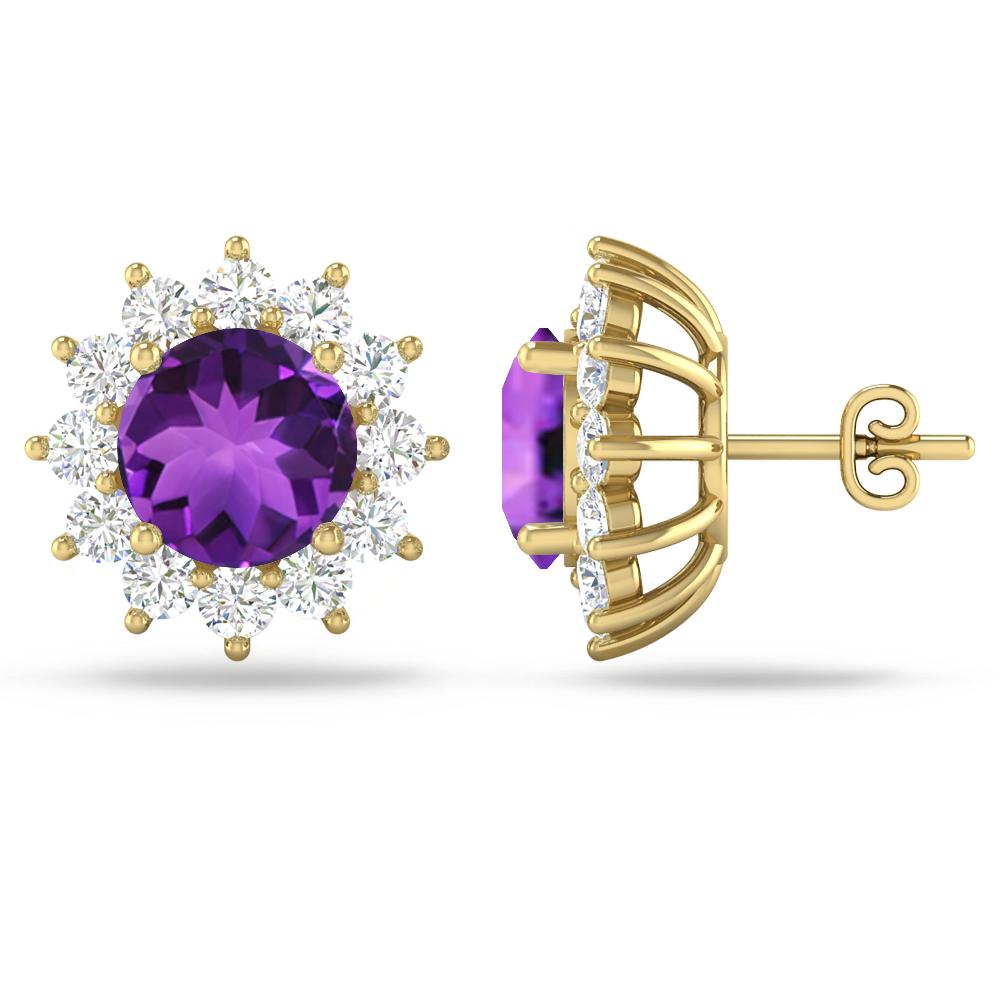 Yellow Gold - Amethyst