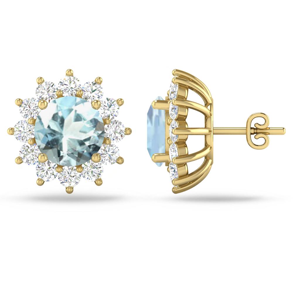 Yellow Gold - Aquamarine