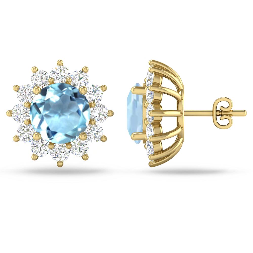 Yellow Gold - Aquamarine