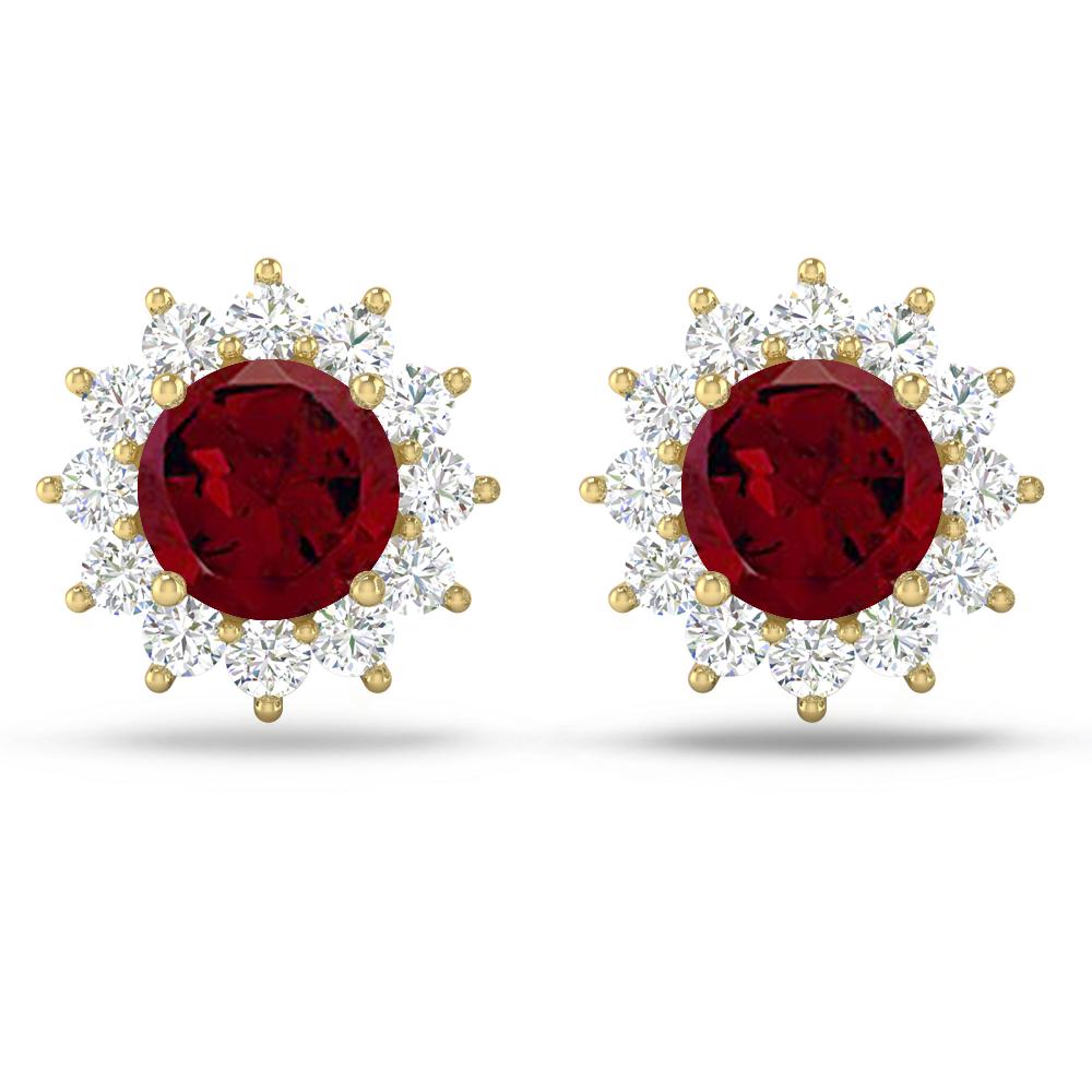 Yellow Gold - Garnet