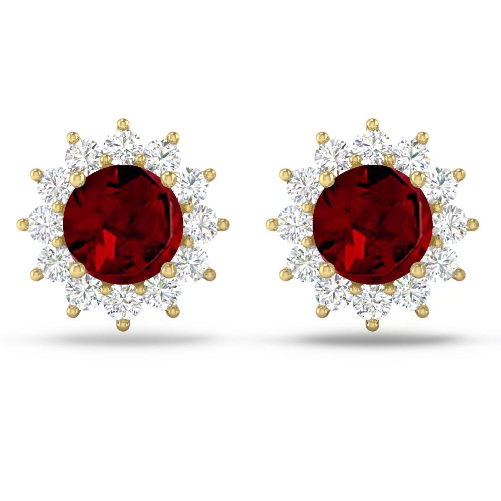 Yellow Gold - Garnet