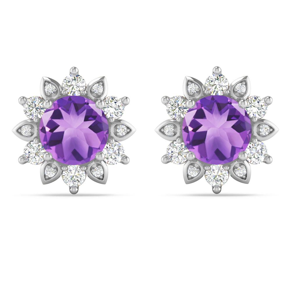 White Gold - Amethyst