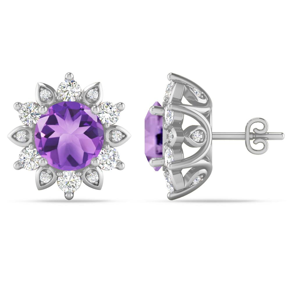 White Gold - Amethyst