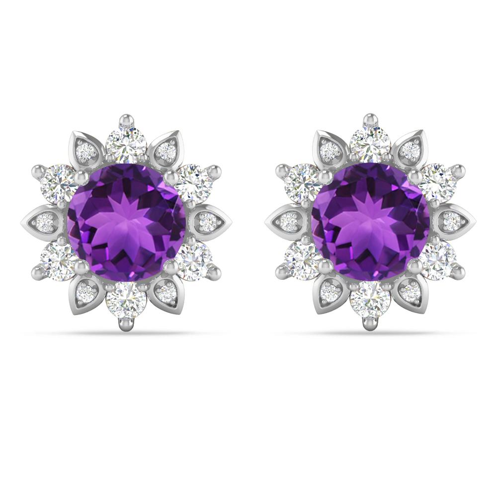 White Gold - Amethyst