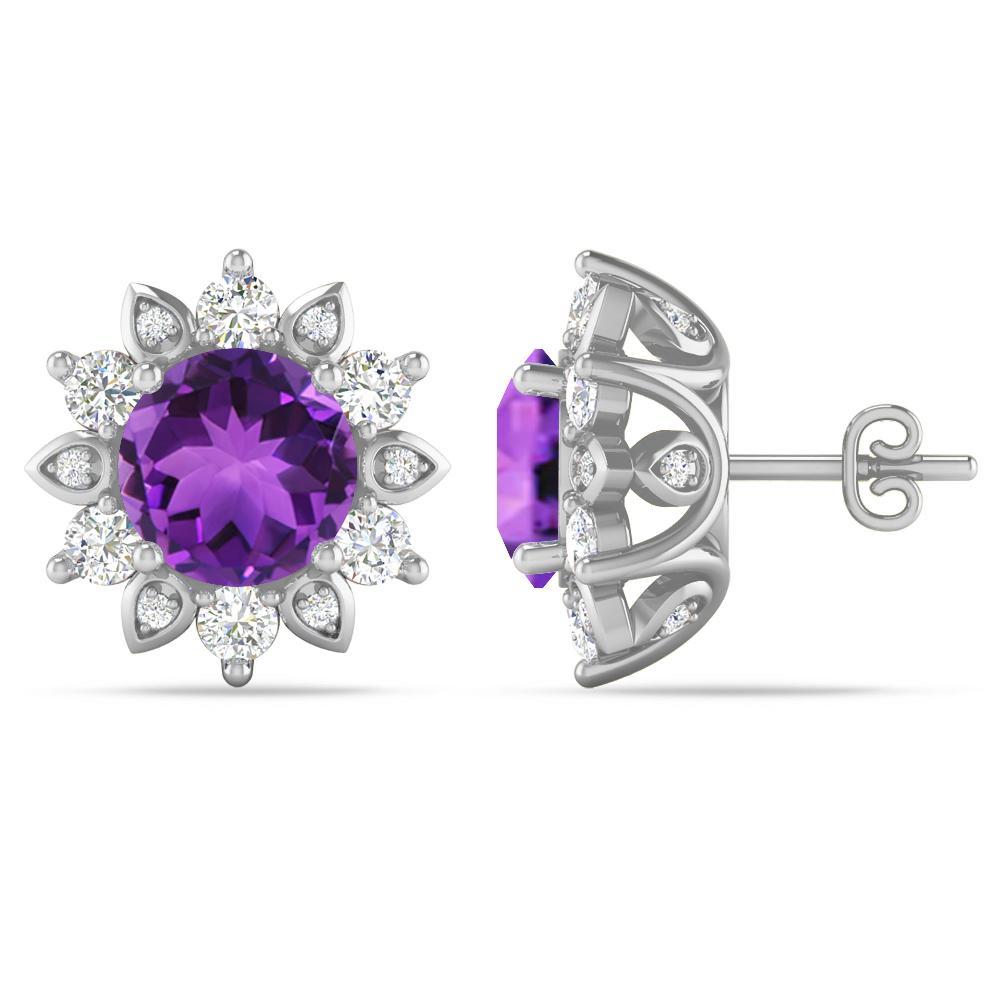 White Gold - Amethyst