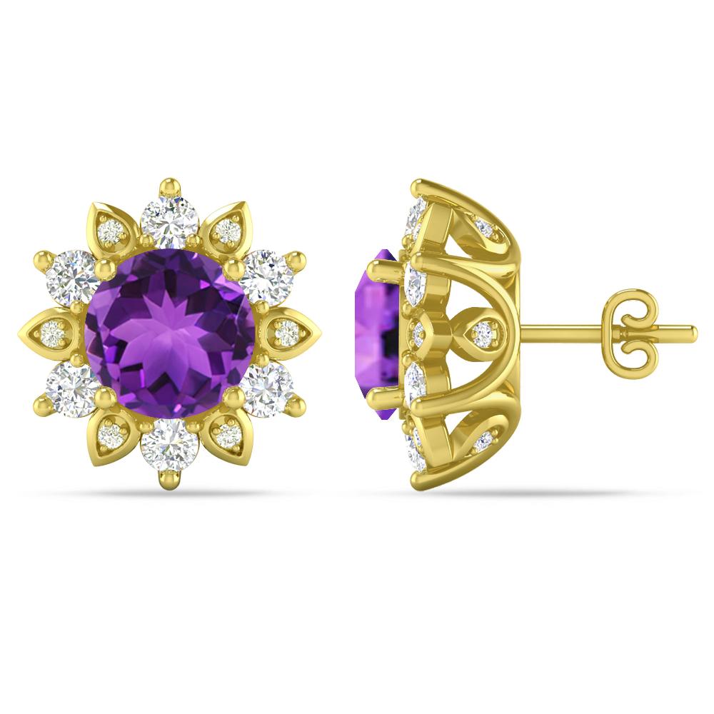 Yellow Gold - Amethyst