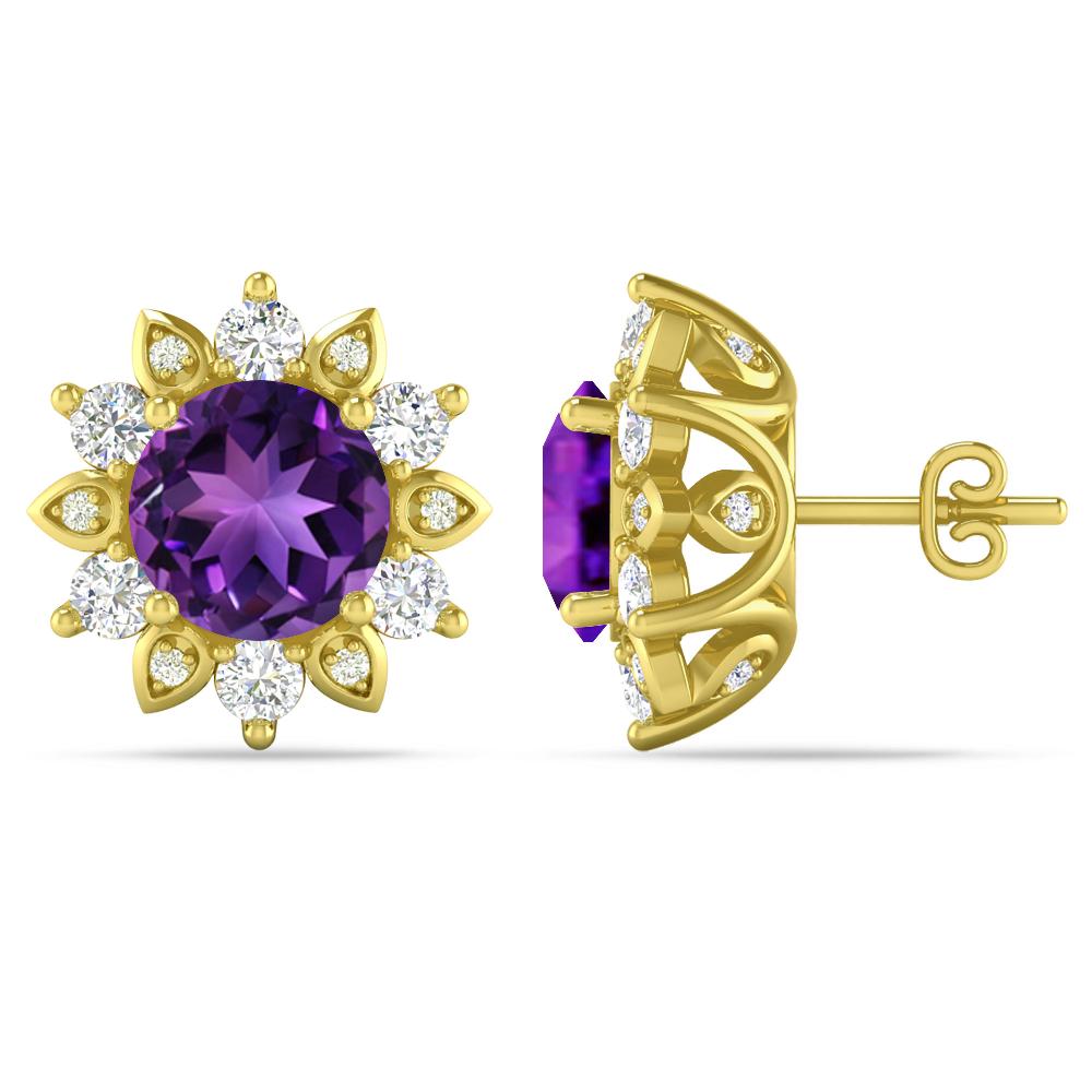 Yellow Gold - Amethyst