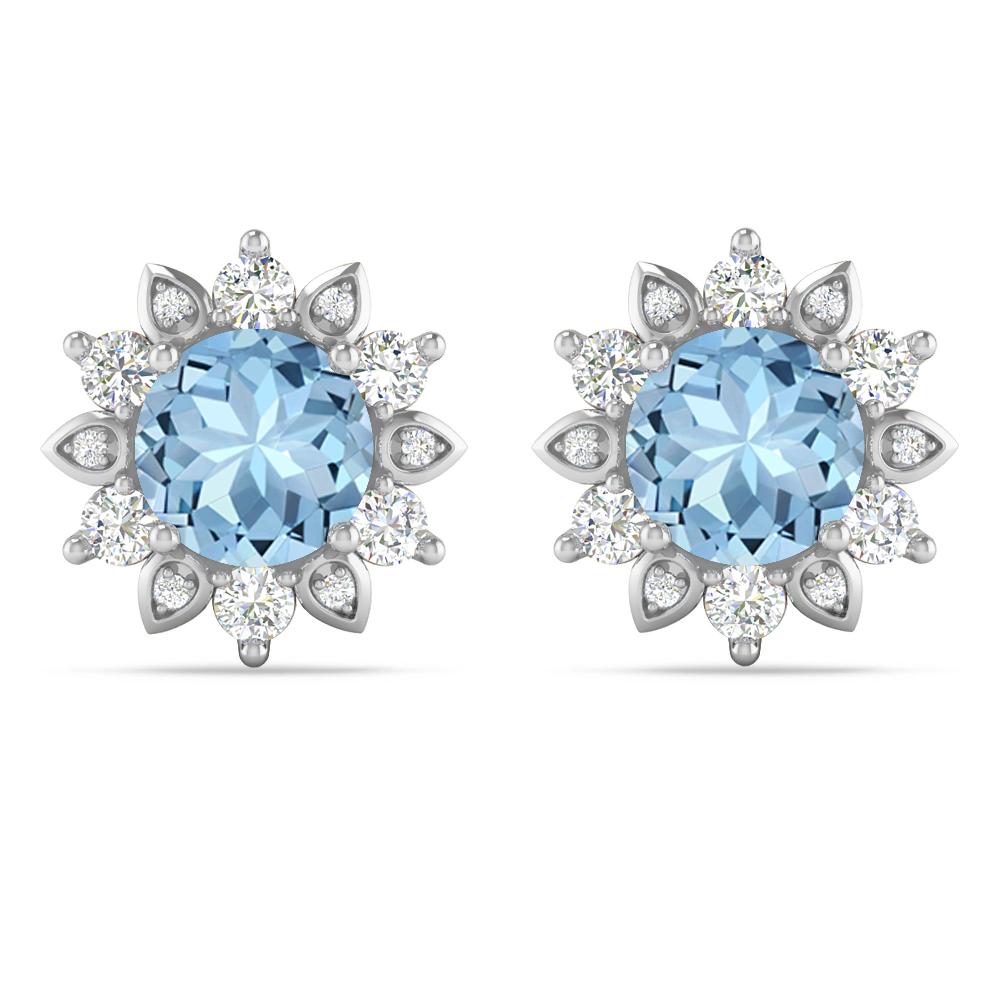 White Gold - Aquamarine