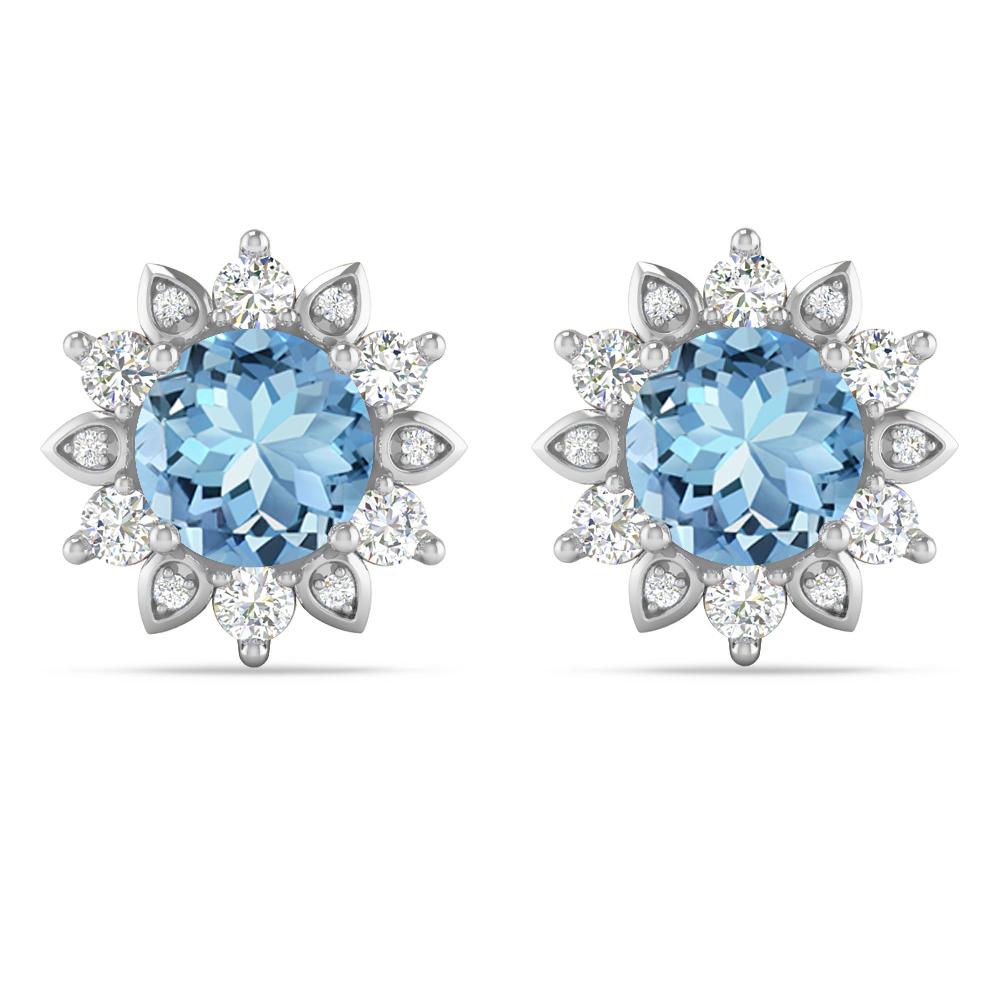 White Gold - Aquamarine
