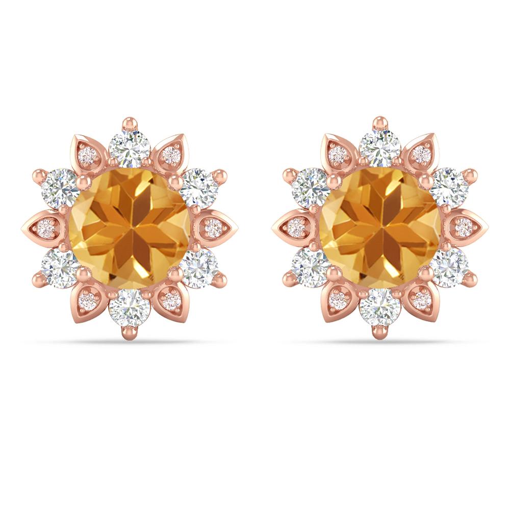 Rose Gold - Citrine