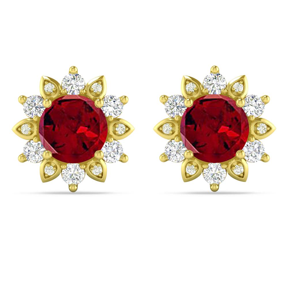 Yellow Gold - Garnet