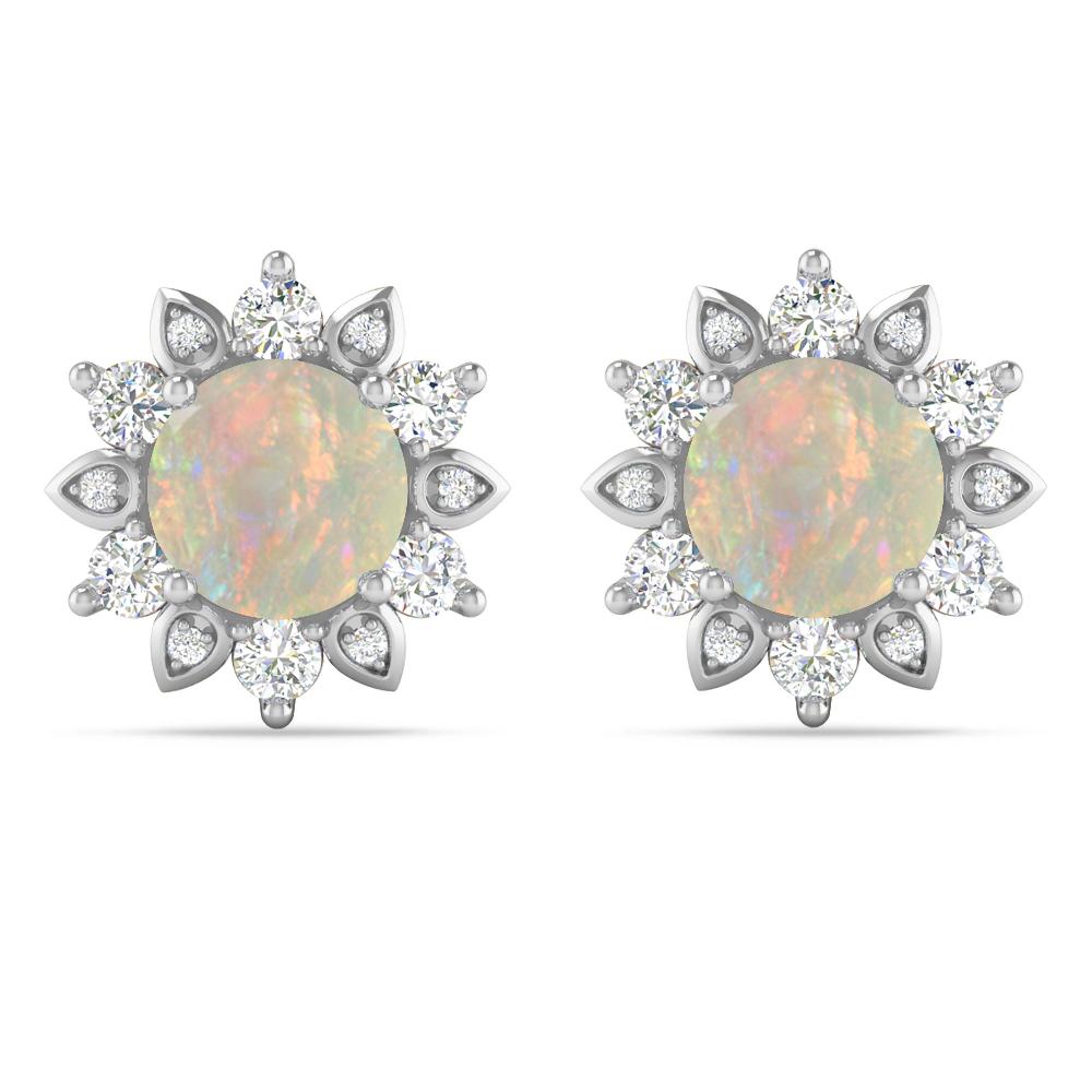 White Gold - Opal