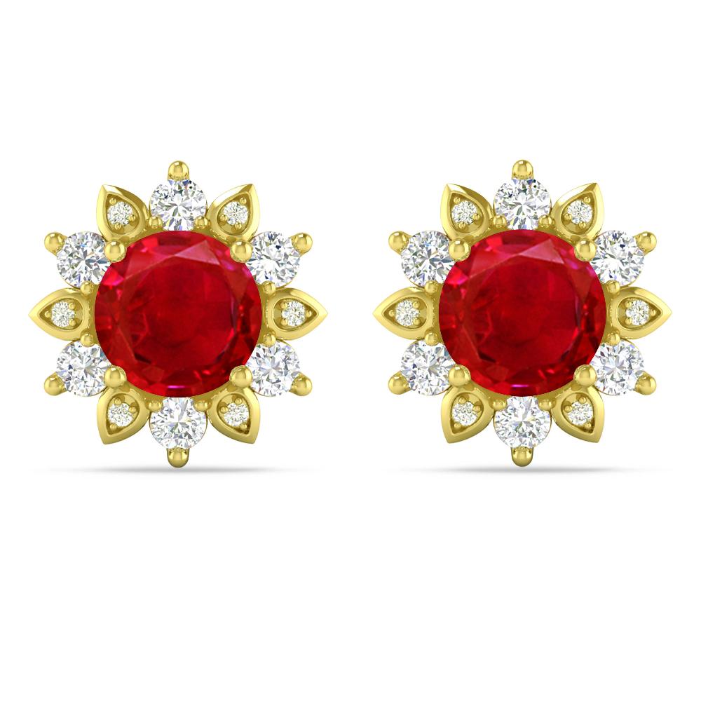 Yellow Gold - Ruby