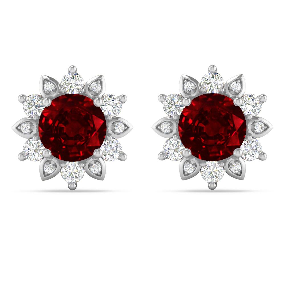 White Gold - Ruby