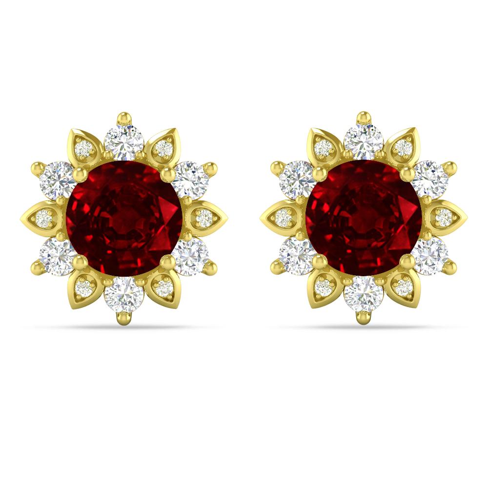 Yellow Gold - Ruby