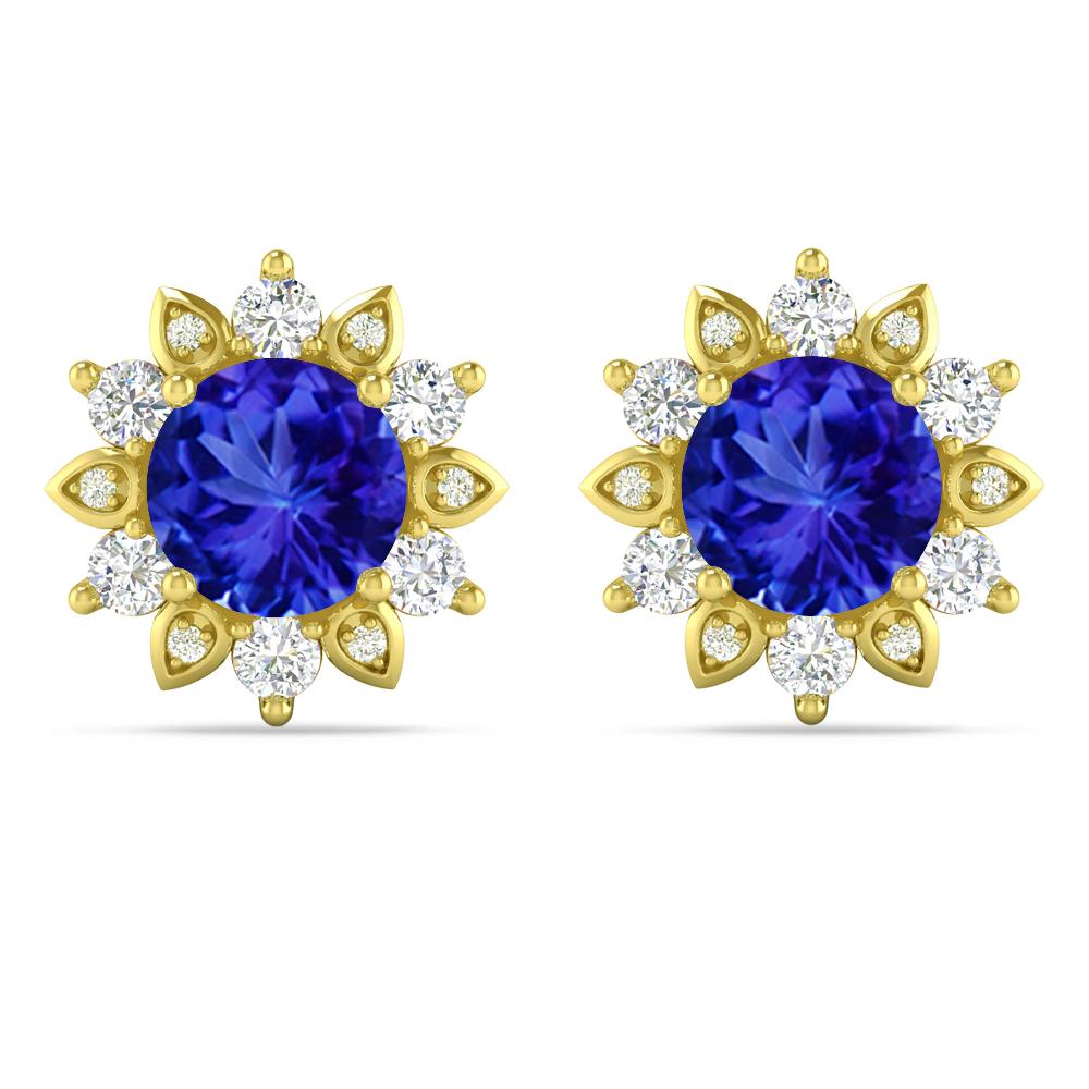 Yellow Gold - Tanzanite