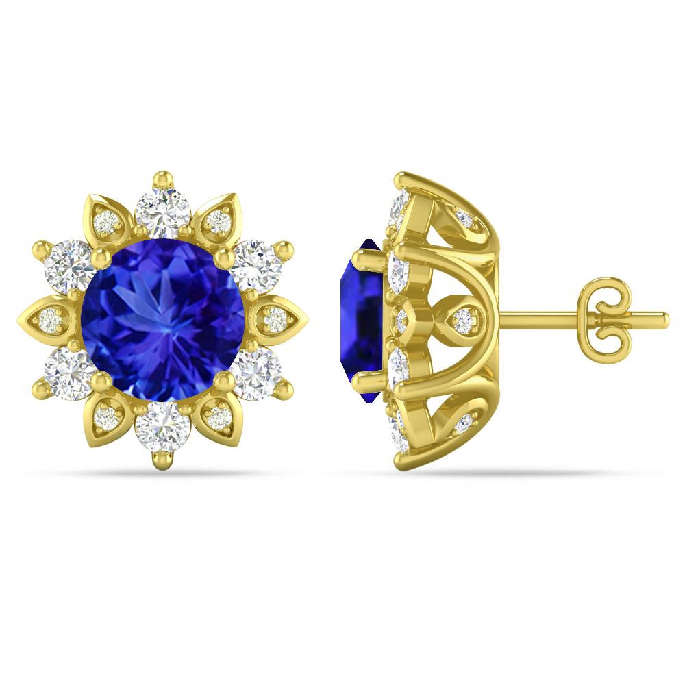 Yellow Gold - Tanzanite