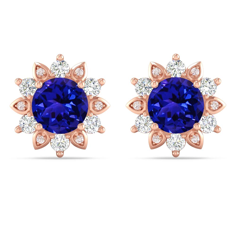 Rose Gold - Tanzanite