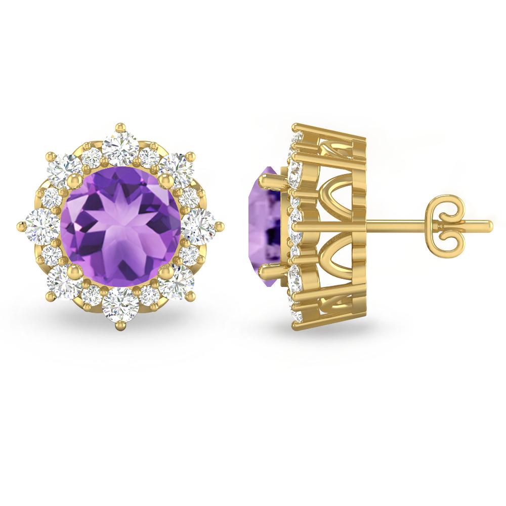 Yellow Gold - Amethyst