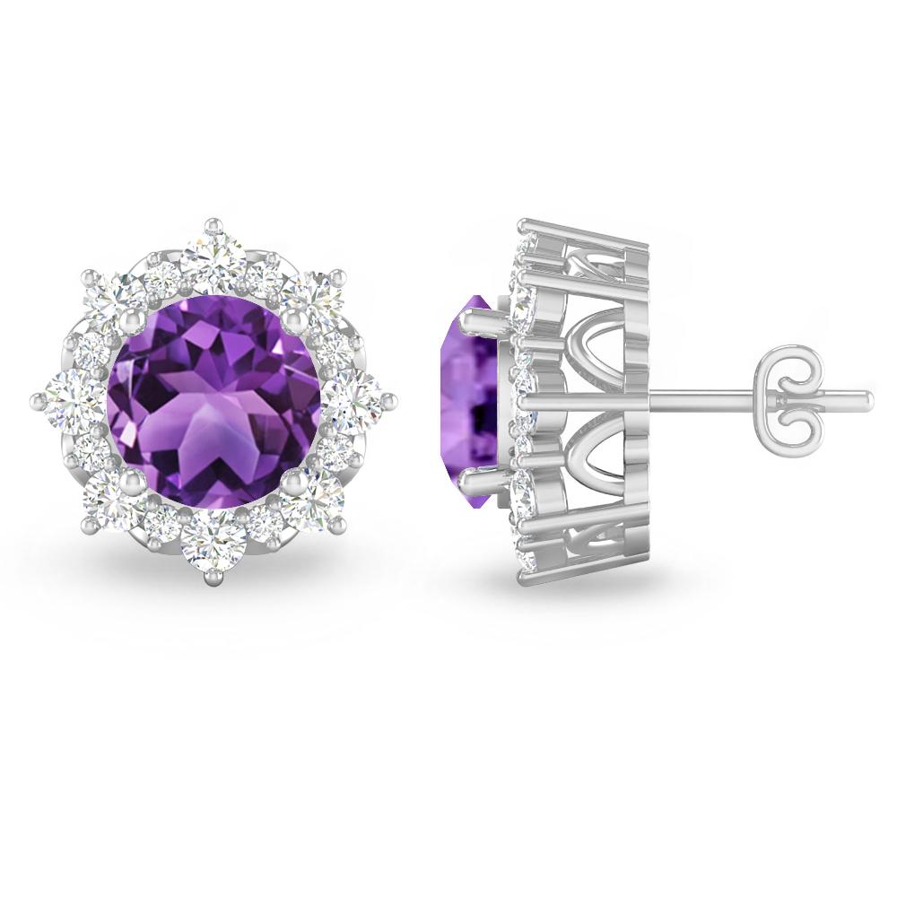 White Gold - Amethyst