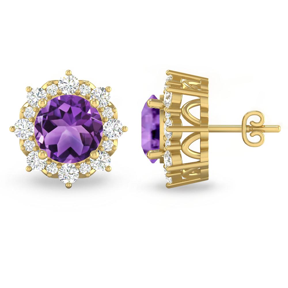 Yellow Gold - Amethyst