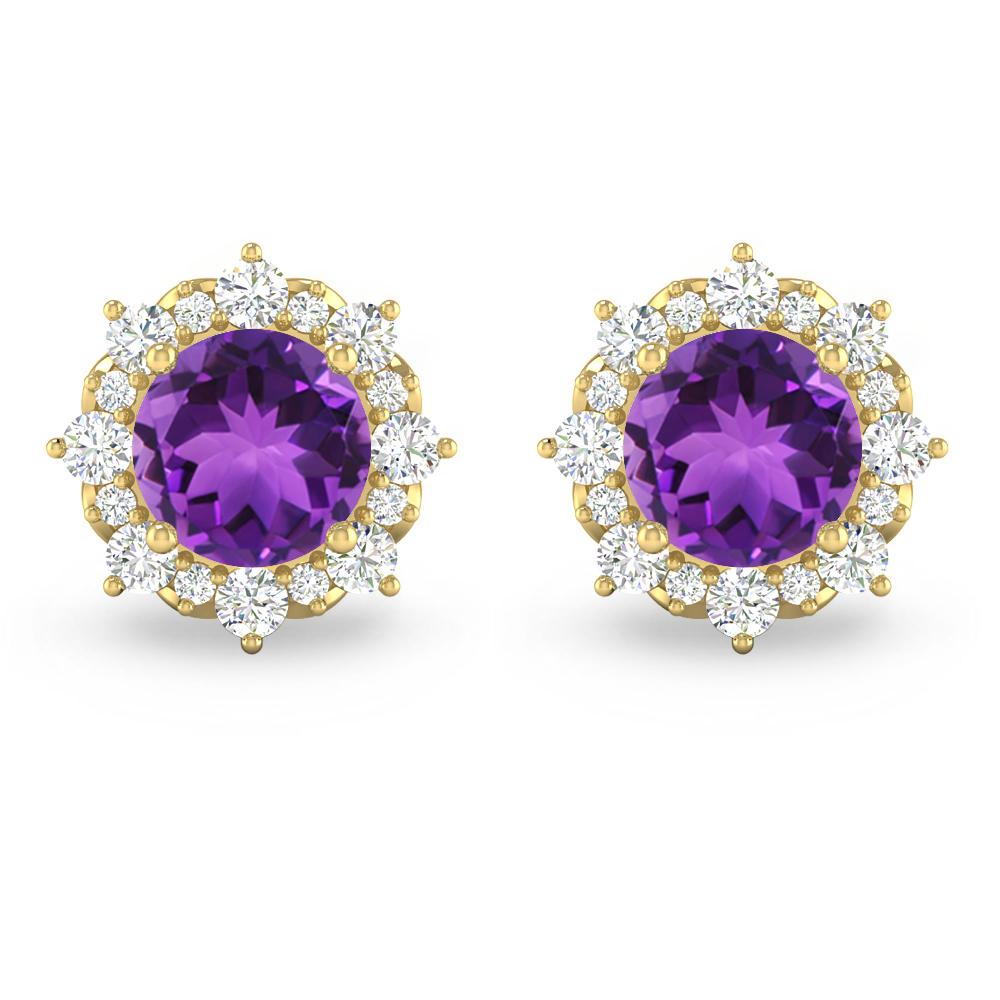 Yellow Gold - Amethyst