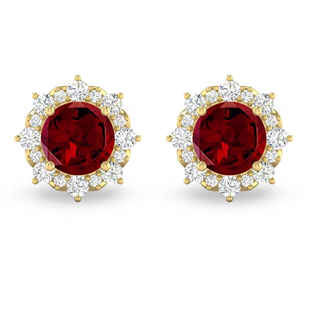 Yellow Gold - Garnet