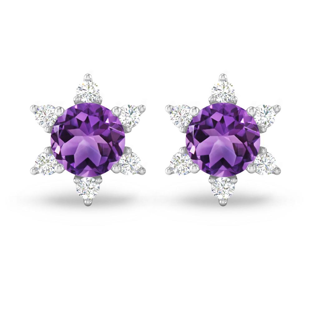 White Gold - Amethyst