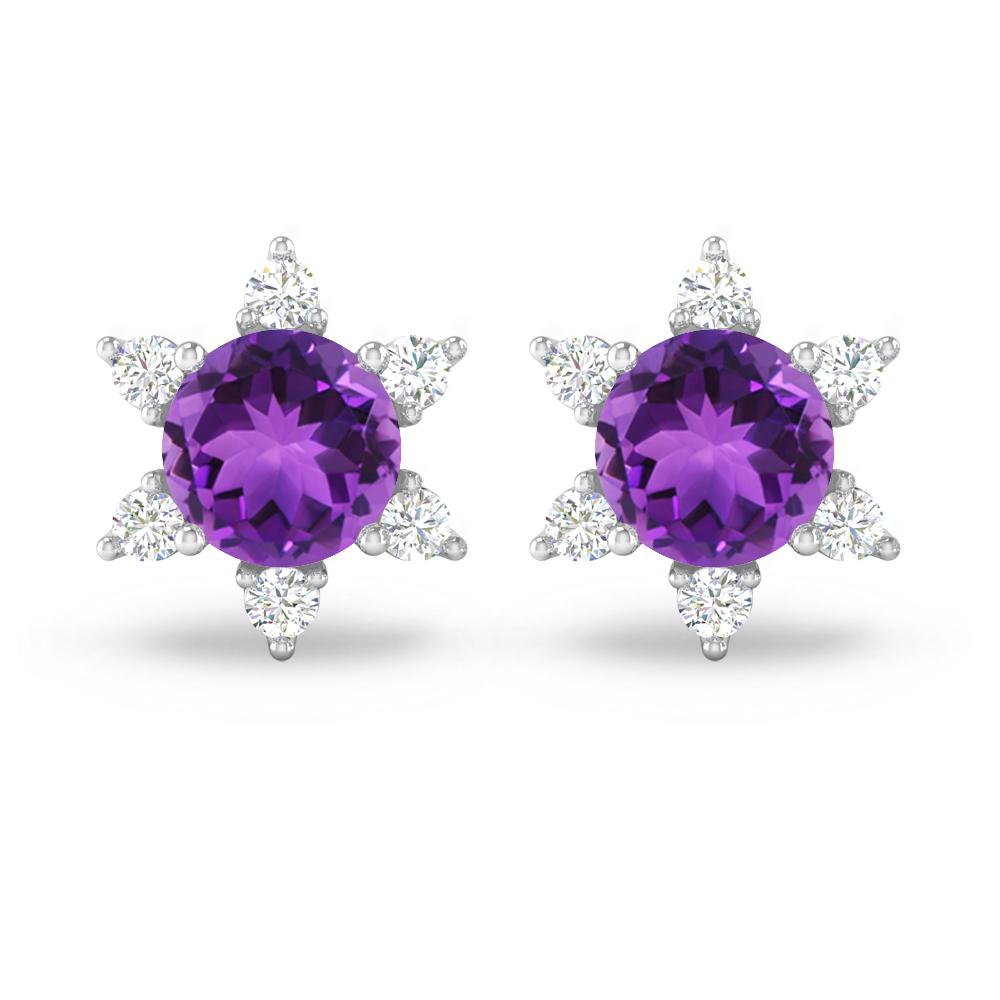 White Gold - Amethyst