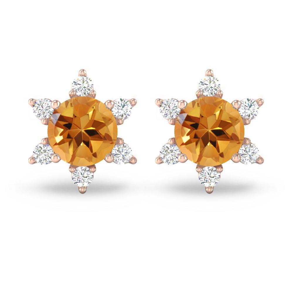 Rose Gold - Citrine