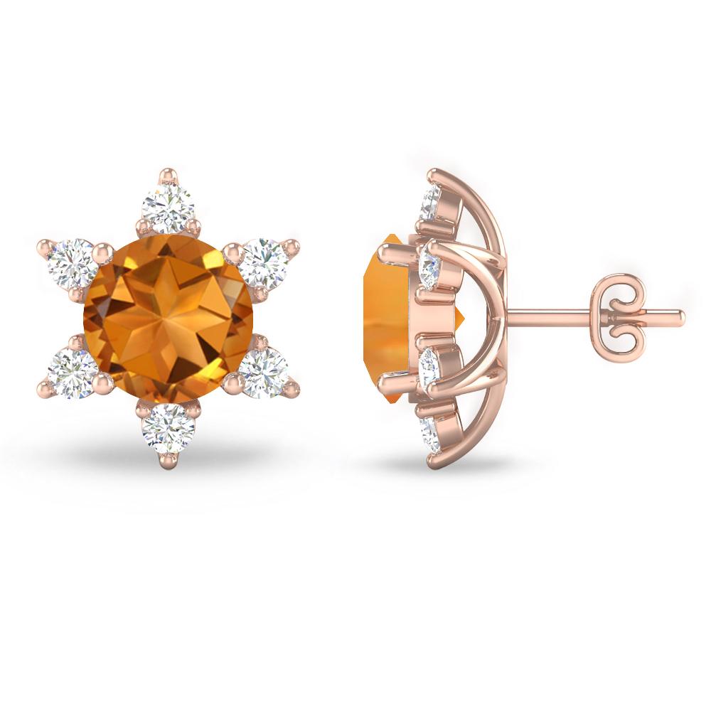 Rose Gold - Citrine
